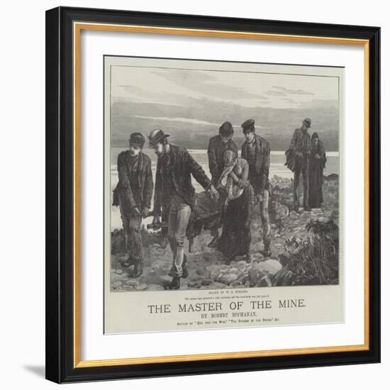 The Master of the Mine-William Heysham Overend-Framed Giclee Print