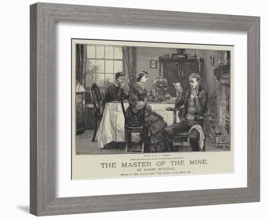 The Master of the Mine-William Heysham Overend-Framed Giclee Print