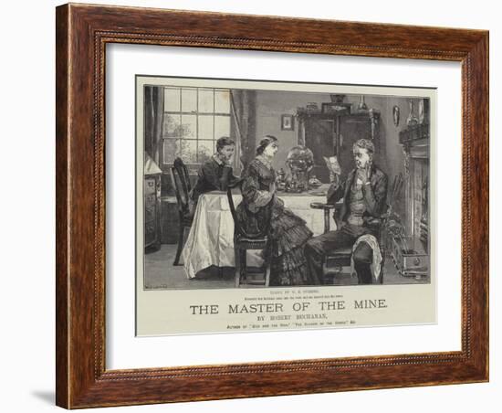 The Master of the Mine-William Heysham Overend-Framed Giclee Print