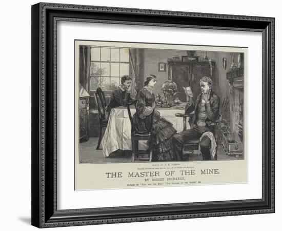 The Master of the Mine-William Heysham Overend-Framed Giclee Print