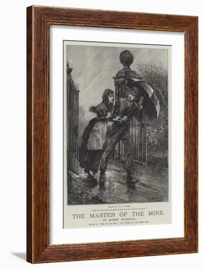 The Master of the Mine-William Heysham Overend-Framed Giclee Print