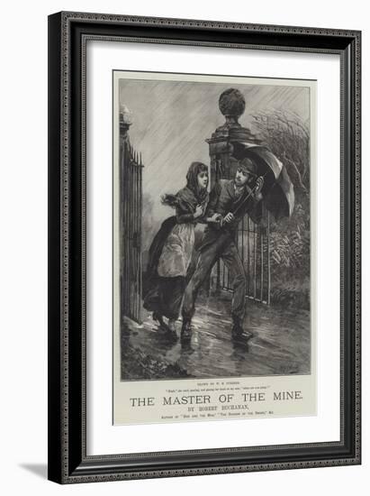 The Master of the Mine-William Heysham Overend-Framed Giclee Print