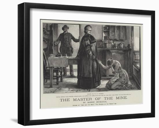 The Master of the Mine-William Heysham Overend-Framed Giclee Print