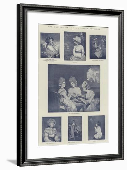 The Masterpieces of Sir Joshua Reynolds-null-Framed Giclee Print