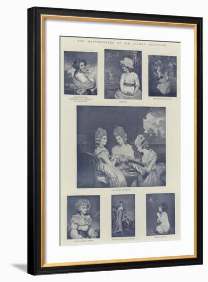 The Masterpieces of Sir Joshua Reynolds-null-Framed Giclee Print