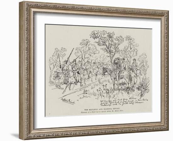 The Matabili and Mashona Revolt-Melton Prior-Framed Giclee Print