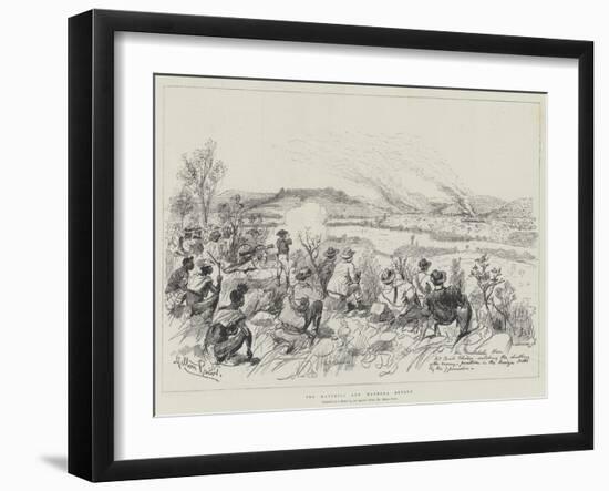 The Matabili and Mashona Revolt-Melton Prior-Framed Giclee Print