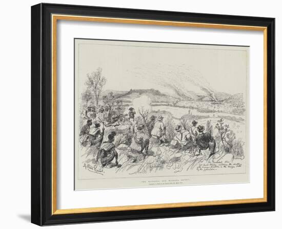 The Matabili and Mashona Revolt-Melton Prior-Framed Giclee Print