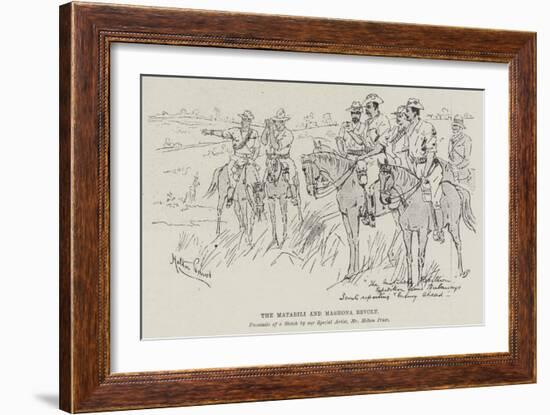 The Matabili and Mashona Revolt-Melton Prior-Framed Giclee Print