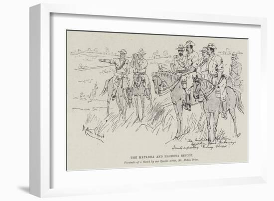 The Matabili and Mashona Revolt-Melton Prior-Framed Giclee Print