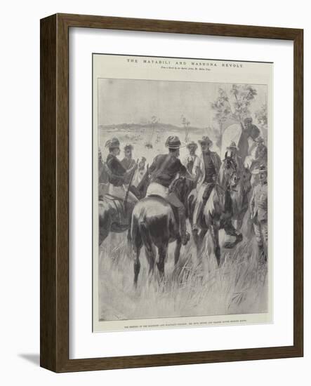 The Matabili and Mashona Revolt-William Heysham Overend-Framed Giclee Print