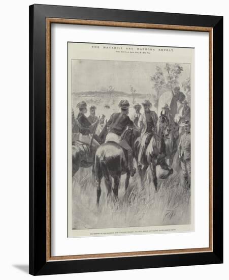 The Matabili and Mashona Revolt-William Heysham Overend-Framed Giclee Print