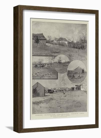 The Matabili Rising, Scenes in Buluwayo-null-Framed Giclee Print