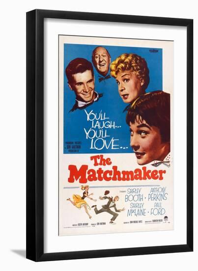 The Matchmaker, from Left: Anthony Perkins, Paul Ford, Shirley Booth, Shirley Maclaine, 1958-null-Framed Premium Giclee Print