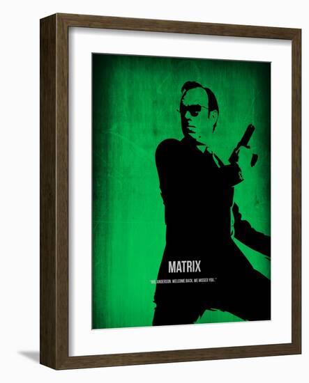 The Matrix Agent Smith-NaxArt-Framed Art Print