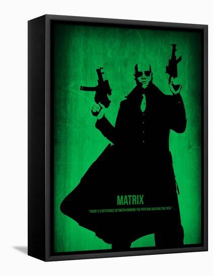 The Matrix Morpheus-NaxArt-Framed Stretched Canvas