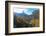 The Matterhorn, 4478m, Findelbach bridge and the Glacier Express Gornergrat, Zermatt, Valais, Swiss-Christian Kober-Framed Photographic Print