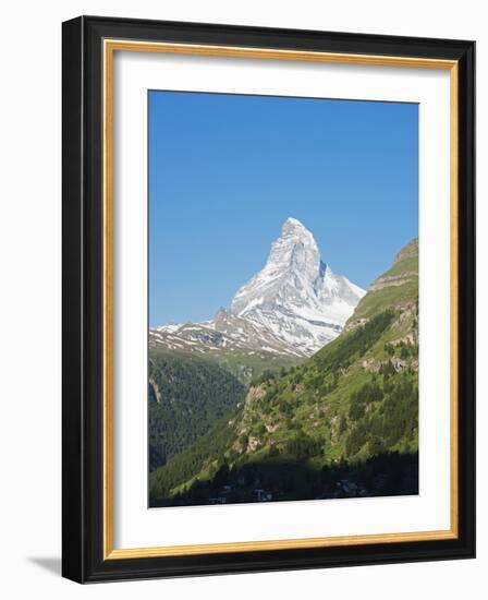 The Matterhorn, 4478M, Zermatt, Valais, Swiss Alps, Switzerland, Europe-Christian Kober-Framed Photographic Print