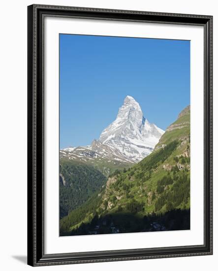 The Matterhorn, 4478M, Zermatt, Valais, Swiss Alps, Switzerland, Europe-Christian Kober-Framed Photographic Print