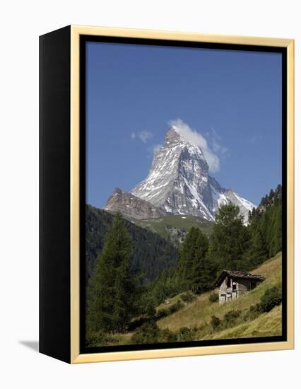The Matterhorn Near Zermatt, Valais, Swiss Alps, Switzerland, Europe-Hans Peter Merten-Framed Premier Image Canvas