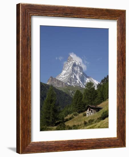 The Matterhorn Near Zermatt, Valais, Swiss Alps, Switzerland, Europe-Hans Peter Merten-Framed Photographic Print