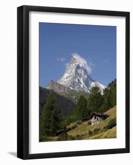 The Matterhorn Near Zermatt, Valais, Swiss Alps, Switzerland, Europe-Hans Peter Merten-Framed Photographic Print