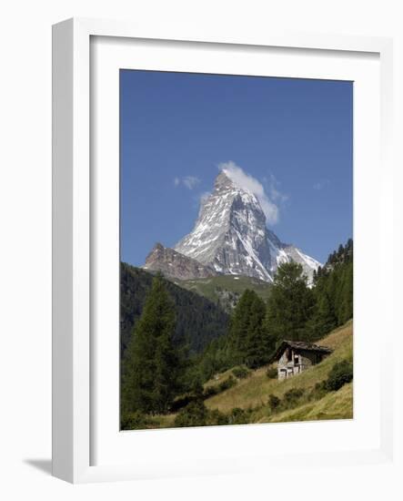 The Matterhorn Near Zermatt, Valais, Swiss Alps, Switzerland, Europe-Hans Peter Merten-Framed Photographic Print