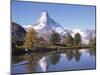 The Matterhorn Reflected in Grindjilake, Switzerland-Ursula Gahwiler-Mounted Photographic Print