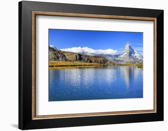 The Matterhorn Reflected in Stellisee-Roberto Moiola-Framed Photographic Print
