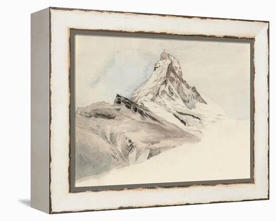 The Matterhorn, Switzerland, from the Northeast, 1849-John Ruskin-Framed Premier Image Canvas