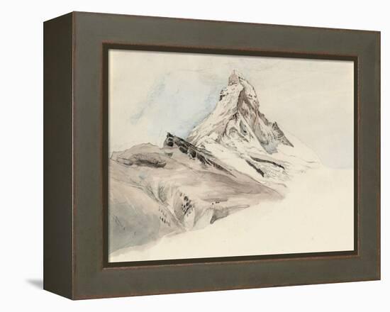 The Matterhorn, Switzerland, from the Northeast, 1849-John Ruskin-Framed Premier Image Canvas