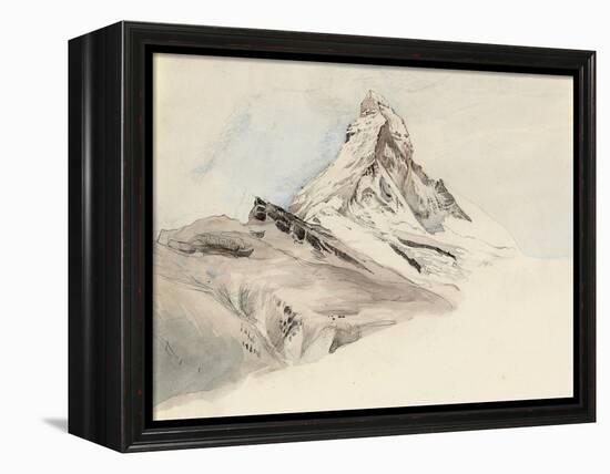 The Matterhorn, Switzerland, from the Northeast, 1849-John Ruskin-Framed Premier Image Canvas