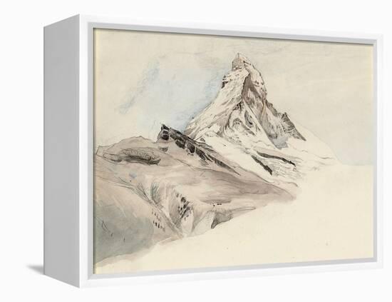 The Matterhorn, Switzerland, from the Northeast, 1849-John Ruskin-Framed Premier Image Canvas