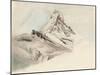 The Matterhorn, Switzerland, from the Northeast, 1849-John Ruskin-Mounted Giclee Print