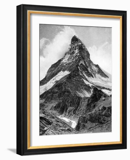 The Matterhorn, the Alps, 20th Century-null-Framed Giclee Print