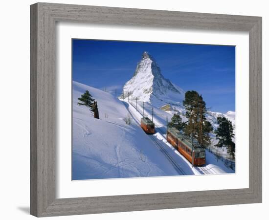 The Matterhorn, Zermatt, Switzerland, Europe-Gavin Hellier-Framed Photographic Print