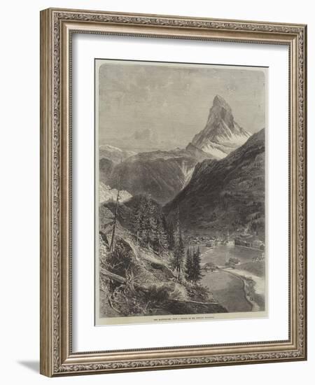 The Matterhorn-Edward Whymper-Framed Giclee Print