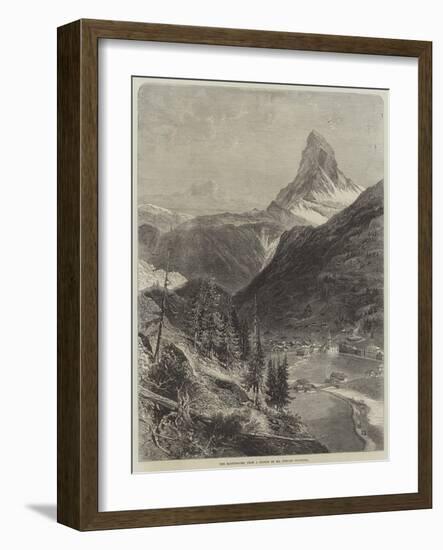 The Matterhorn-Edward Whymper-Framed Giclee Print