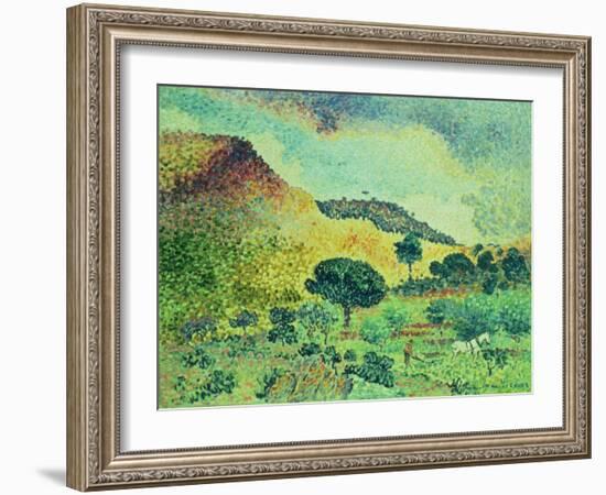 The Maures Mountains, 1906-07-Henri Edmond Cross-Framed Giclee Print