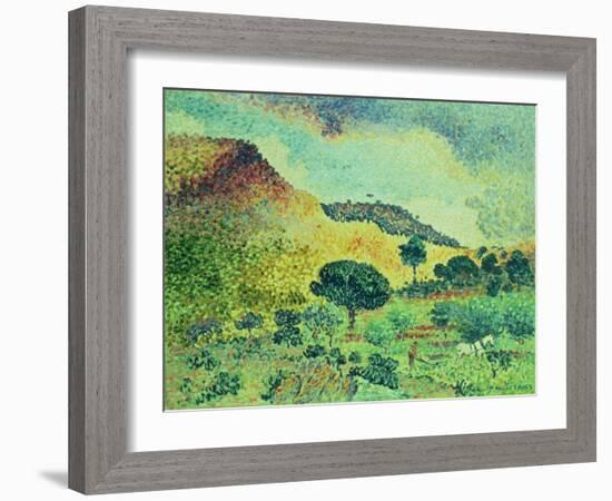 The Maures Mountains, 1906-07-Henri Edmond Cross-Framed Giclee Print