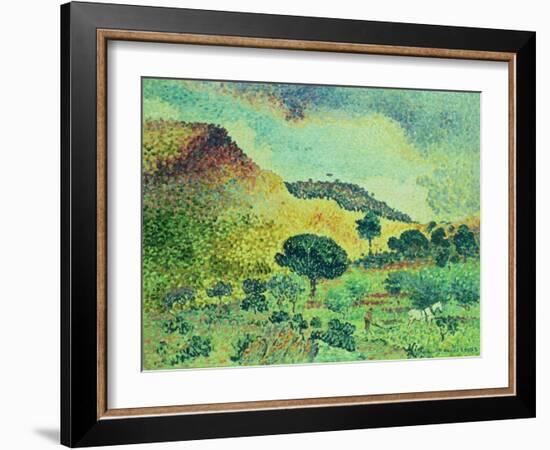 The Maures Mountains, 1906-07-Henri Edmond Cross-Framed Giclee Print