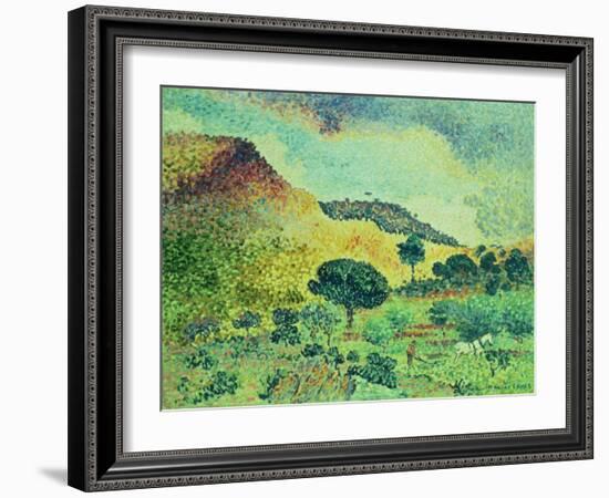 The Maures Mountains, 1906-07-Henri Edmond Cross-Framed Giclee Print