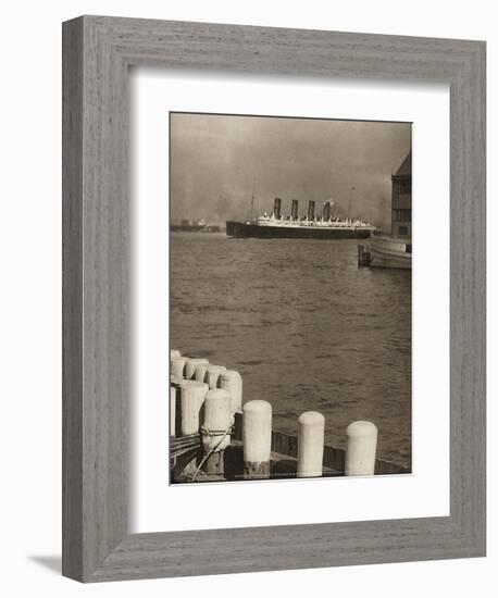 The Mauretania, 1910-Alfred Stieglitz-Framed Art Print