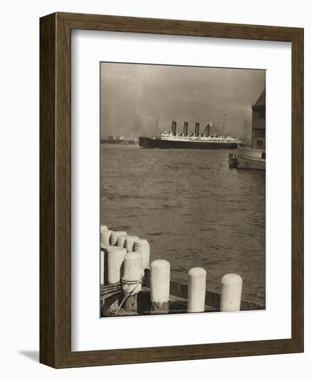 The Mauretania, 1910-Alfred Stieglitz-Framed Art Print