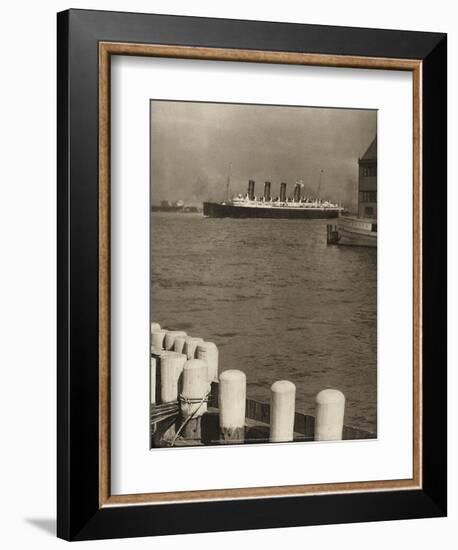 The Mauretania, 1910-Alfred Stieglitz-Framed Art Print