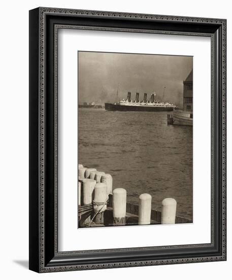 The Mauretania, 1910-Alfred Stieglitz-Framed Art Print