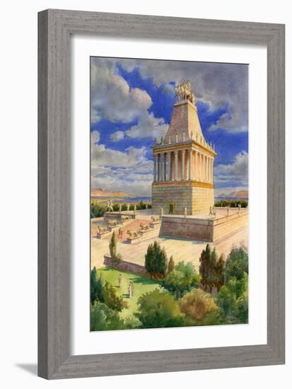 The Mausoleum at Halicarnassus-English School-Framed Giclee Print