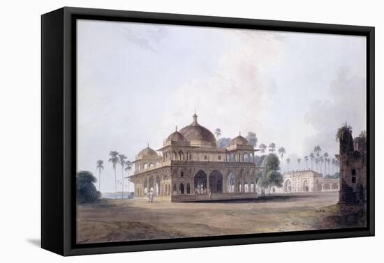 The Mausoleum of Makhdum Shah Daulat, Maner, Bihar, C.1788-1796 (Pencil, Pen and Grey Ink, W/C)-Thomas & William Daniell-Framed Premier Image Canvas