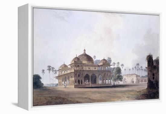 The Mausoleum of Makhdum Shah Daulat, Maner, Bihar, C.1788-1796 (Pencil, Pen and Grey Ink, W/C)-Thomas & William Daniell-Framed Premier Image Canvas