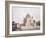 The Mausoleum of Sultan Parviz, Near Allahabad (Pencil, Pen and Black Ink, W/C)-William Daniell-Framed Giclee Print